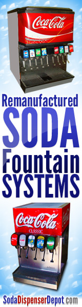 Remanufactured Commercial-grade Soda Fountain Machines and Soda Dispenser Systems